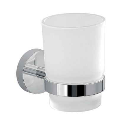 Set portaspazzolini e dosasapone da muro Gedy linea Eros cromato