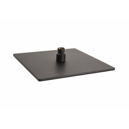 Soffione Doccia Quadrato Nero Opaco 30x30  Mod. Seven metaform