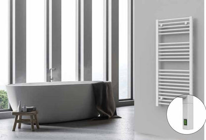 Termoarredo Elettrico De’Longhi Fantasia 1041x500 500W, Interruttore On / Off Design Moderno con Tubi Tondi
