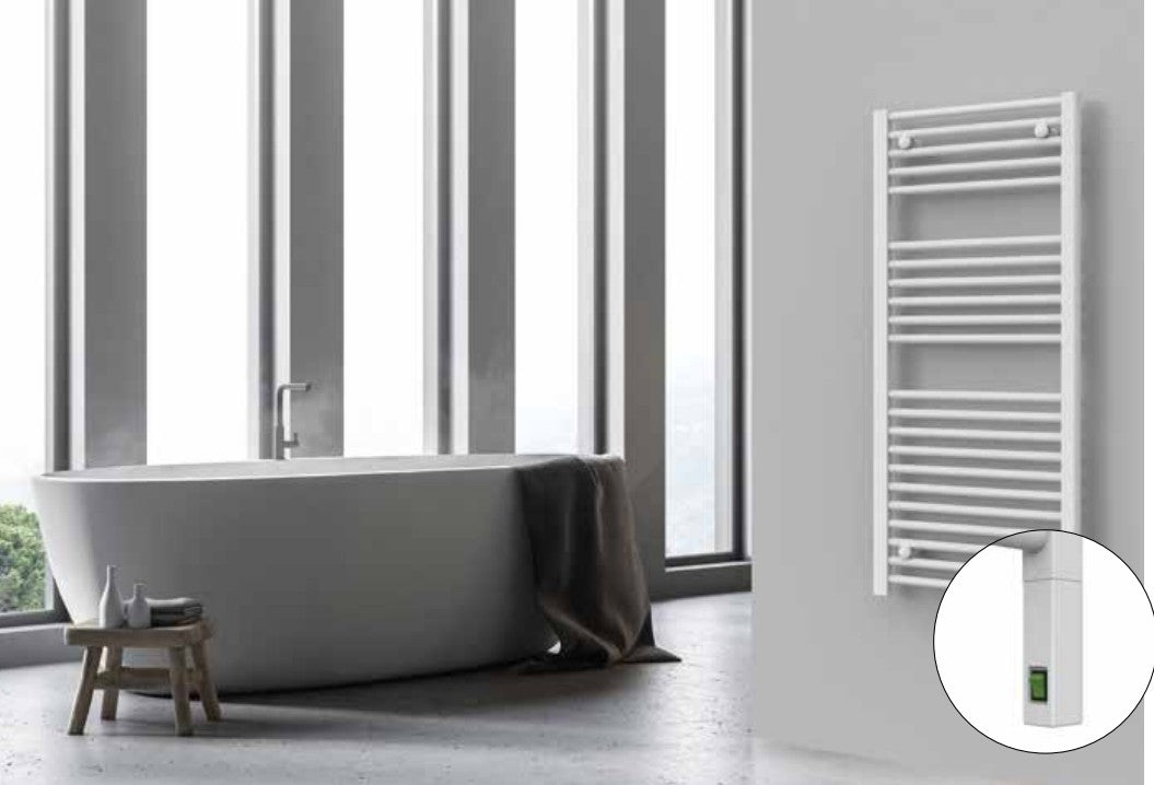 Termoarredo Elettrico De’Longhi Fantasia 1646x600 1000W, Interruttore On / Off Design Moderno con Tubi Tondi