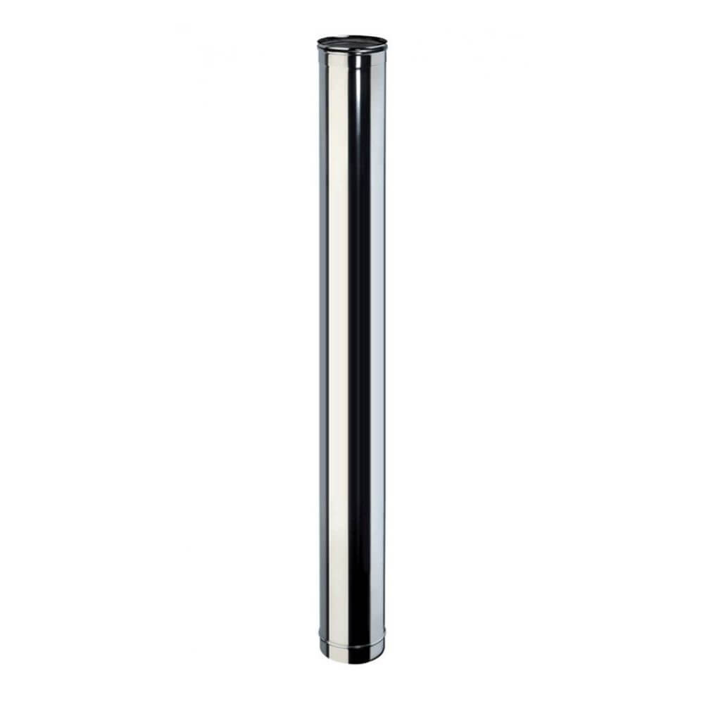 Tubo Canna Fumaria in Acciaio inox 50 cm, Diametro 80 mm - ECOCALORE